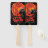 Space Graveyard Skull Halloween Galaxy of Horrors Handwaaier (Voorkant en achterkant)