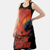 Space Graveyard Skull Halloween Galaxy of Horrors Schort (Insitu)