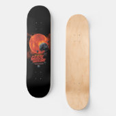 Space Graveyard Skull Halloween Galaxy of Horrors Skateboard (Voorkant)