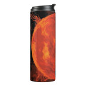 Space Graveyard Skull Halloween Galaxy of Horrors Thermosbeker (Gedraaid links)