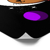 Space Guinee Varkens Astronauts Cosmic Cavy Pet Poster (Hoek)