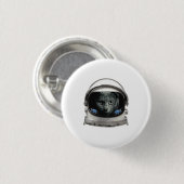 Space Helmet Astronaut Cat Ronde Button 3,2 Cm (Voorkant /achterkant)