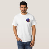 Space Hipsters® Artemis-1 Lancering T-shirt - Wit (Voorkant volledig)