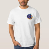 Space Hipsters® Artemis-1 Lancering T-shirt - Wit (Voorkant)