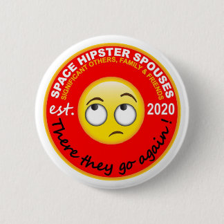 Space Hipsters®-echtgenoten 2,25-inch Button