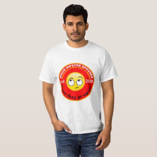 Space Hipsters® Spouses T-shirt (Devant entier)
