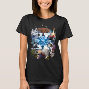Space Hipsters® X Collage T-Shirt - Vrouwen (zwar