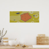 Space Invader Poster (Keuken)