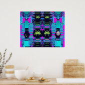 Space Invasion van de Tariefkoningen Poster (Keuken)