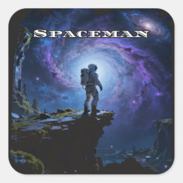 Space is the Final Frontier Vierkante Sticker
