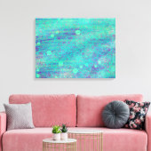"Space Jam" Abstract canvas Print (Insitu (Woonkamer))