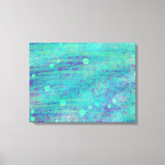 "Space Jam" Abstract canvas Print (Voorkant)