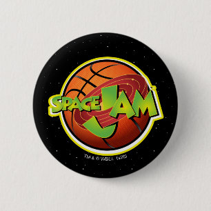 SPACE JAM™ Basketball Logo Ronde Button 5,7 Cm
