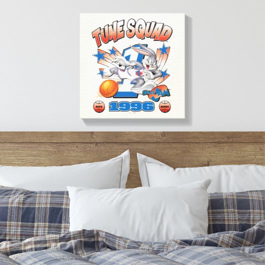 SPACE JAM™ BUGS BUNNY™ #1 Basketball Graphic Canvas Afdruk (Insitu (Slaapkamer))