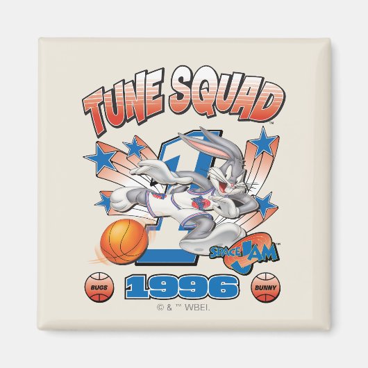SPACE JAM™ BUGS BUNNY™ #1 Basketball Graphic Magneet (Voorkant)