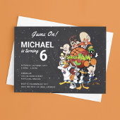 SPACE JAM™ Chalkboard Birthday Uitnodiging