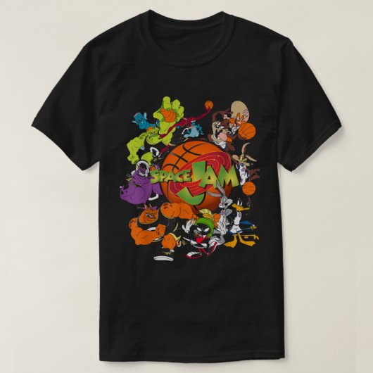Space Jam Monstars en Tune Squad T-shirt (Design voorkant)