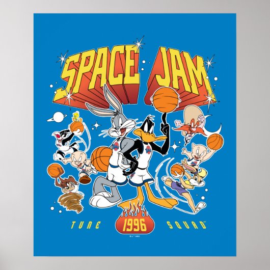 SPACE JAM™ TUNE SQUAD™ 1996 Grafisch Poster (Voorkant)