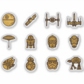 Space Junk Sticker (Voorkant)