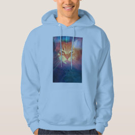 Space Kat zegt Lees mijn ogen Hoodie Sweatshirt
