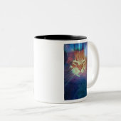 Space Kat zegt Lees mijn ogen Mok (Voorkant rechts)