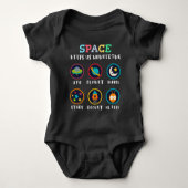 Space keeps us wondering romper (Voorkant)