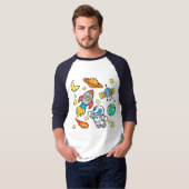 Space Kid baseball shirt (Voorkant volledig)