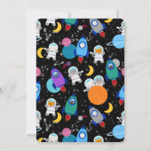 Space Kittens Chat Astronaut Enfants Merci (Dos)