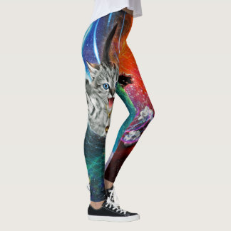 Space Kitty Cat Leggings
