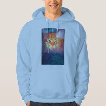 Space Kitty dit lire mes yeux Sweat - shirt à capu