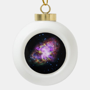 Space Krabnevel Supernovarest Hubble Keramische Bal Ornament