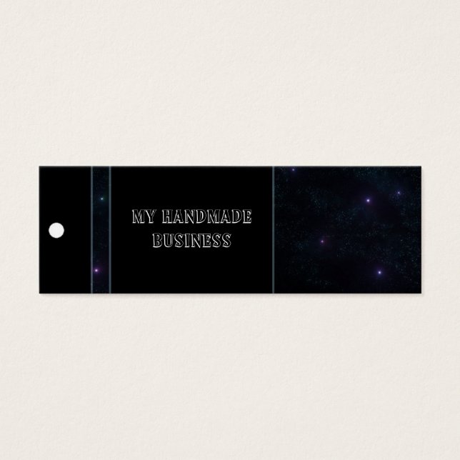 Space Label Mini Visitekaartjes (Voorkant)