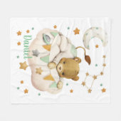 Space Lion Fleece Blanket (Voorkant (Horizontaal))