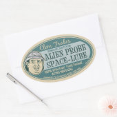Space Lube Ovale Sticker (Envelop)