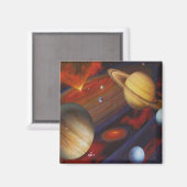 Space Magnet Magneet (Voorkant / Achterkant)