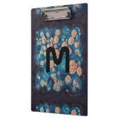 Space Mimosa Golden Nebula Blossom Klembord (Links)