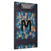 Space Mimosa Golden Nebula Blossom Klembord (Rechts)