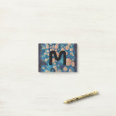 Space Mimosa Golden Nebula Blossom Post-it® Notes (Op bureau)