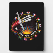 Space Mission Patch Fotoplaat (voorkant)