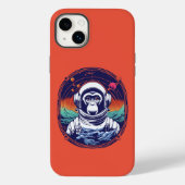 Space Monkey Astronaut Case-Mate iPhone Case (Achterkant)