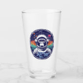 Space Monkey Astronaut Glas (Voorkant)
