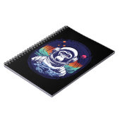 Space Monkey Astronaut Notitieboek (Linkerzijde)