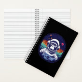 Space Monkey Astronaut Notitieboek (Binnen)