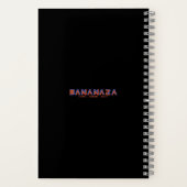 Space Monkey Astronaut Notitieboek (Achterkant)