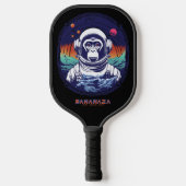 Space Monkey Astronaut Pickleball Paddle (Voorkant)