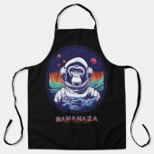 Space Monkey Astronaut Schort (Voorkant)