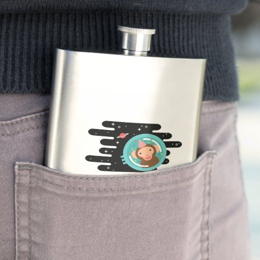 Space Monkey Heupfles (Voorbeeld)