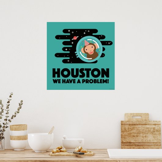 Space Monkey Poster (Keuken)