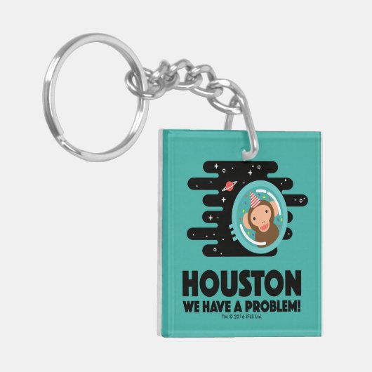 Space Monkey Sleutelhanger (Voorkant Links)