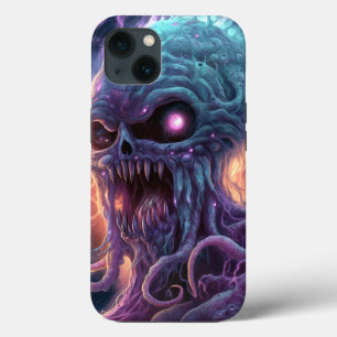 Space Monster Horror Art iPhone 13 Hoesje